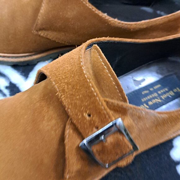 %To Boot New York Brown Suede Moc Toe Penny Loafers Men Size 11 / D14